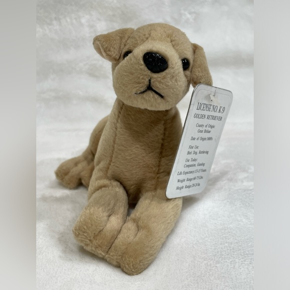 1997 STUFFINS Inc. 4pcs Dog Plush Labrador/Bulldog/Jack Russel/Golden Retriever - Picture 7 of 16